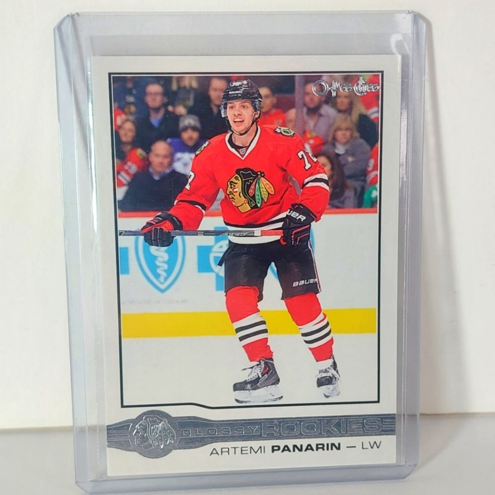 Artemi Panarin O-Pee-Chee Glossy Rookies Hockey Card Insert #R-4 2015/16